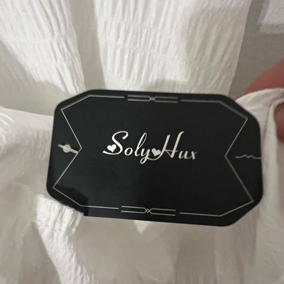 Women's size MEDIUM, WHITE day dress by Soly Hux. NEW WITH TAGS! - Picture 8 of 12